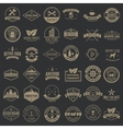 set of logotypes elements labels badges vector image