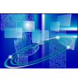 technology abstract vector image vector image