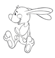 cute baby bunny vector image