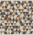 triangle pattern with retro and fashion concept vector image