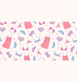 seamless pattern with womens underwear vector image