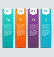 colorful info graphics for your business vector image
