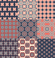 pattern set vector image vector image