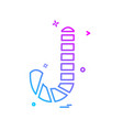 christmas icon design vector image