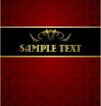 decorative background vector image vector image