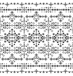 Icelandic inspired folk seamless pattern Vector Image