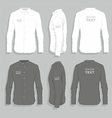 dress shirts vector image vector image