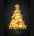 christmas and new years red background vector image vector image