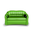 green sofa vector image