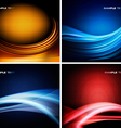 set of colorful abstract backgrounds vector image