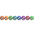 swap exchange rotation arrows icon vector image