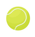 tennis ball isolated on white flat sport vector image