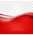 red background curve vector image vector image