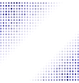 dotted blue background halftone pattern vector image