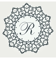 luxury logos template flourishes calligraphic vector image vector image