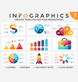 arrows infographic cycle diagram progress vector image