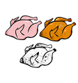 chicken vector image