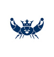 king-crab vector image