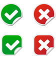 validation labels vector image vector image