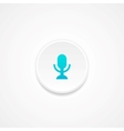 web button vector image vector image
