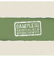 ecology template torn paper vector image vector image