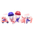 elderly people active lifestyle aged pensioner vector image