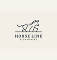 horse vector image
