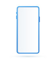 3d render smartphone mockup vector image