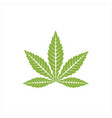 cannabis logo vector image