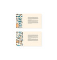 set of travel doodle symbols vector image