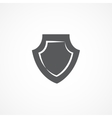 shield icon vector image vector image