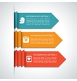 modern arrow infographic elements vector image