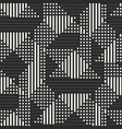 geometric seamless pattern with stripes squares vector image vector image
