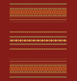 ethnic textile background mexicanseamless pattern vector image vector image