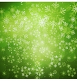 christmas snowflakes background vector image