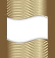 golden background vector image vector image