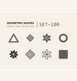 set of universal minimal geometric vector image