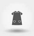 child dress icon silhouette vector image vector image