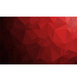 polygon red gradient background vector image