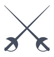 fencing icon vector image
