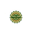 modern flat gear technical industrial logo icon vector image vector image