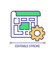 urban area design rgb color icon vector image