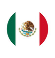mexico flag icon isolate print vector image