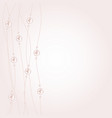 abstract background with natural pearl garlands vector image vector image
