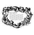 decorative frame vector image vector image