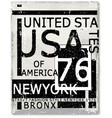 new york typography design vector image vector image