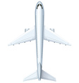 modern design of airplane vector image