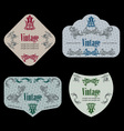 wine labels19 vector image