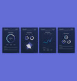 modern infographic concept business vector image