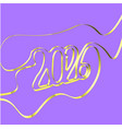 abstract ribbon forms a year vector image vector image